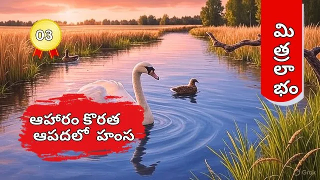 పంచతంత్ర కథలు: రాజ హంస మరియు స్నేహితుల కథ - ఐక్యత బలం - Telugu Moral Stories